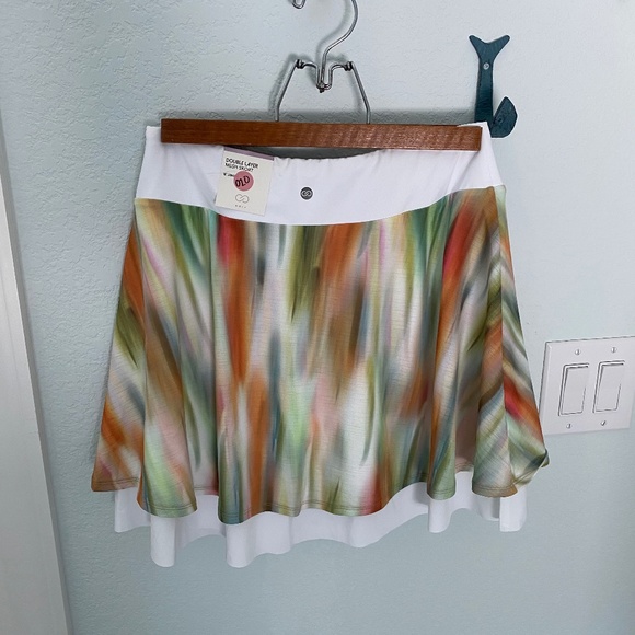 NWT Calia Golf Skort Multi Color with pockets Sz M - Picture 9 of 12